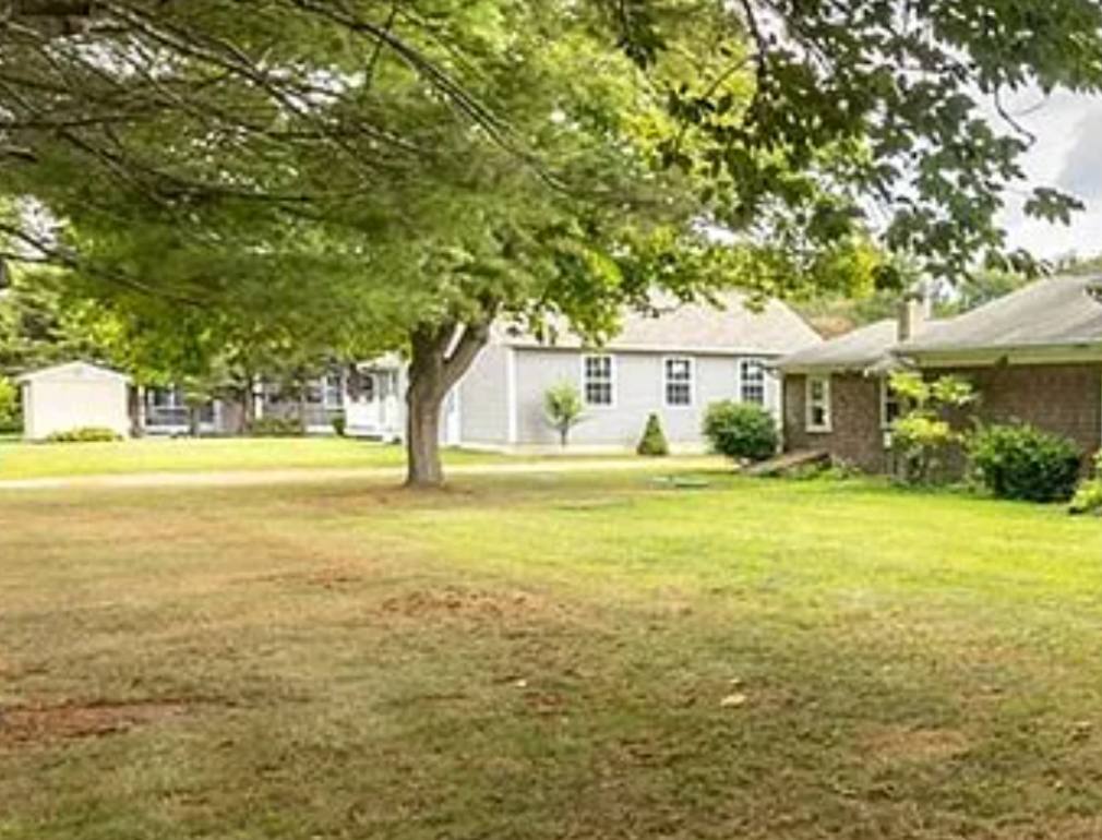 Large backyard
